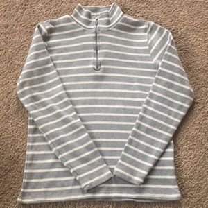 LL Bean Sailor’s Striped Quarter Zip/Pullover